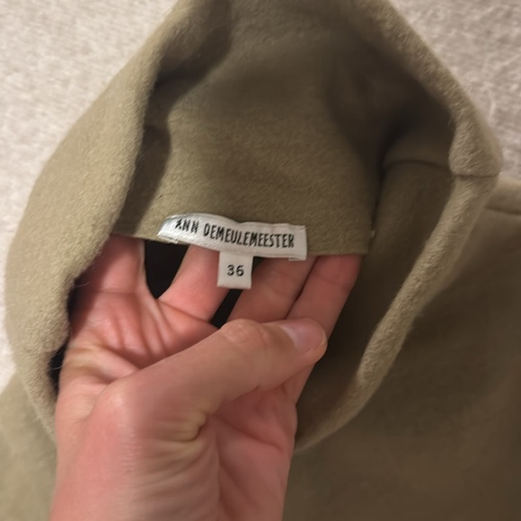 100% wool Ann Demeulemeester turtleneck sweater - Picture 6 of 6